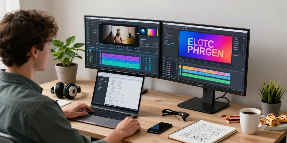 Easily add text to video with creative editing tools in a modern workspace.