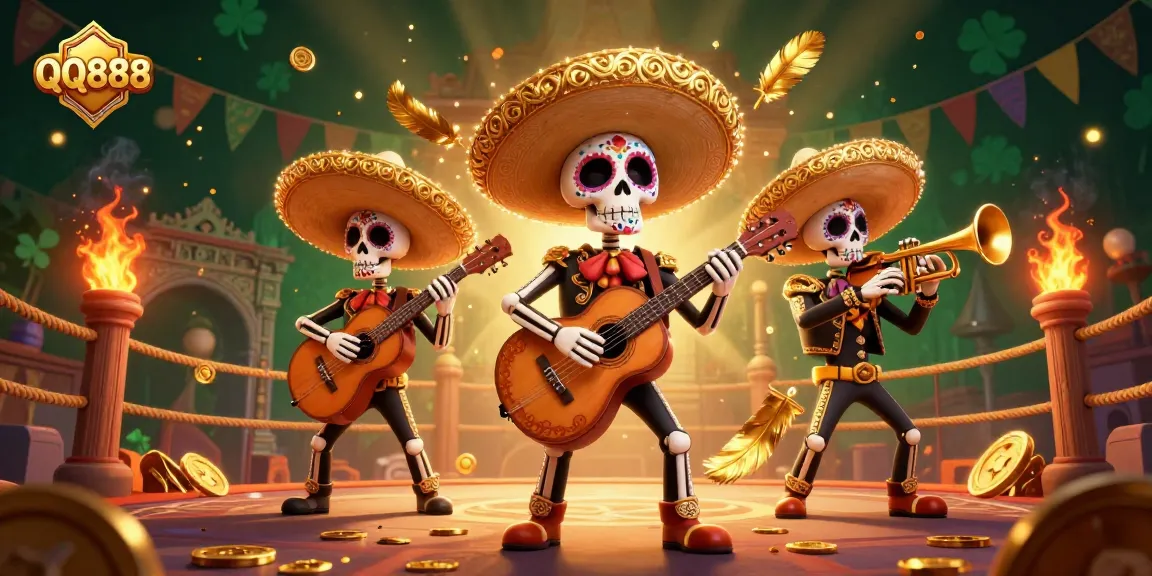 Celebrate with QQ888 as a mariachi band brings vibrant energy to the casino scene!