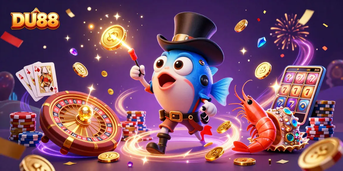 Experience the excitement of DU88 with dynamic casino elements, vibrant characters, and vibrant gameplay.