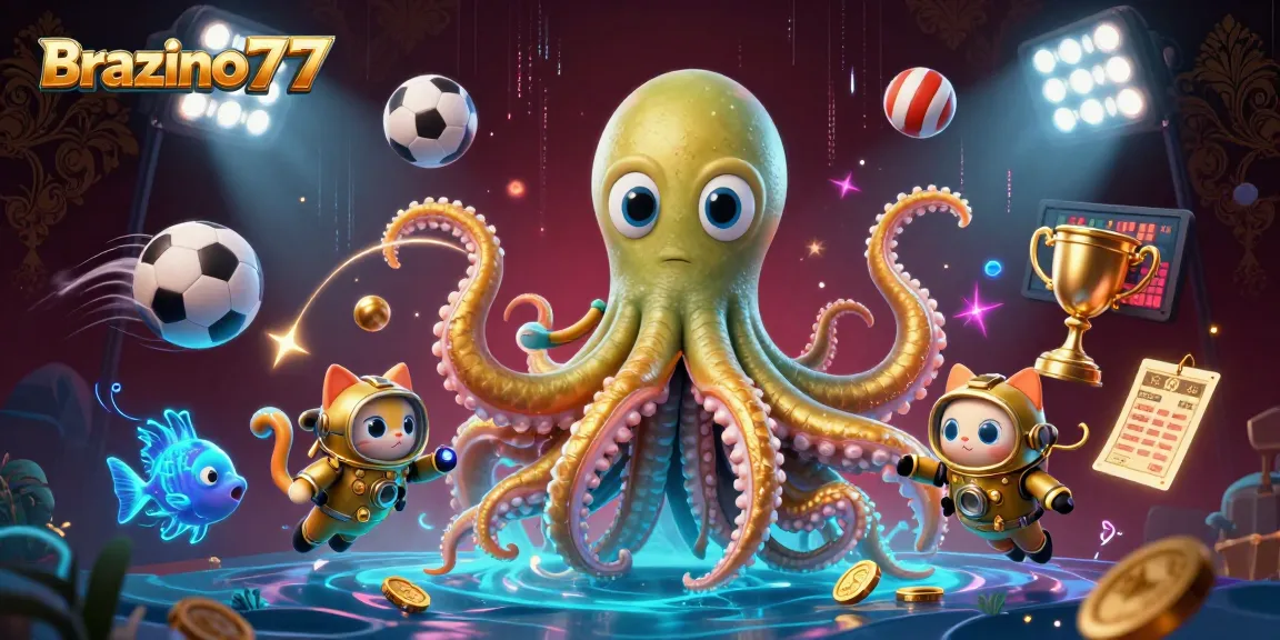 Brazino777 bets for riches against a colossal kraken with gold and glowing elements