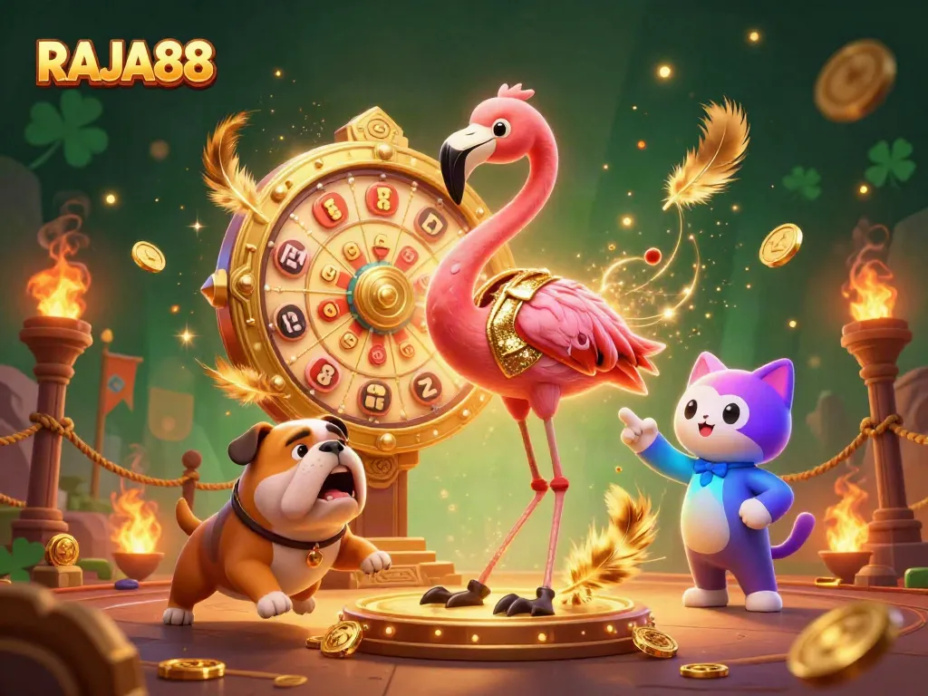 Slot dan hadiah menarik di RAJA88, ilustrasi kasino yang menyenangkan.