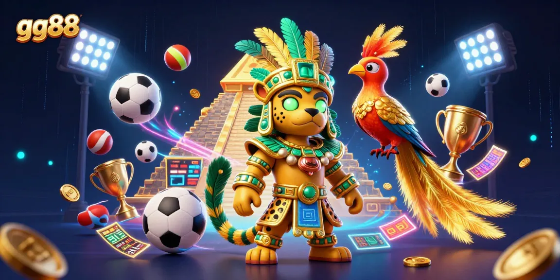 Experience thrilling sports betting with gg88, showcasing legendary characters and dynamic game elements.