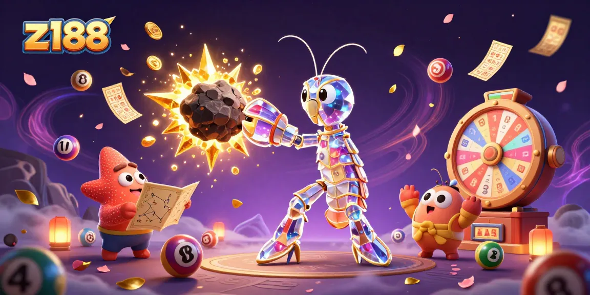 Experience the dynamic gaming world of z188 with vibrant characters and exciting elements.