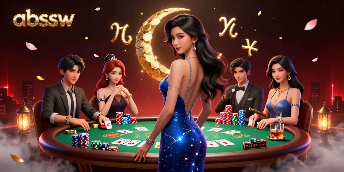 Experience thrilling action with abssw in a vibrant poker scene featuring majestic characters and dramatic elements.