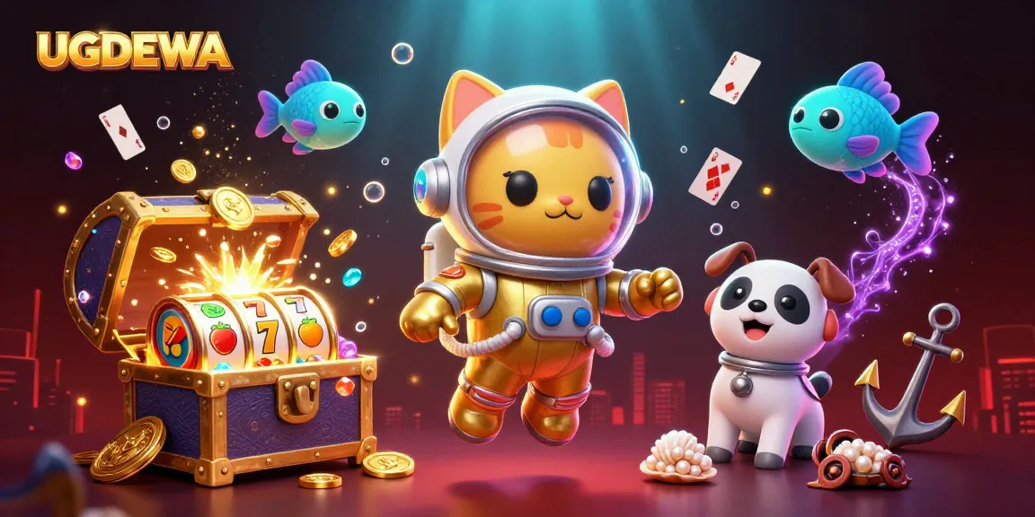 Spin the reels at UGDEWA and chase jackpots with upbeat animations and vibrant graphics!