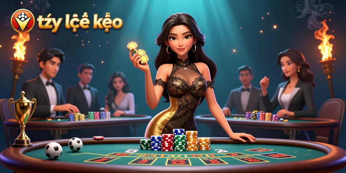 Engage with tỷ lệ kèo at a VIP baccarat table featuring a beautiful Asian woman with golden chips.