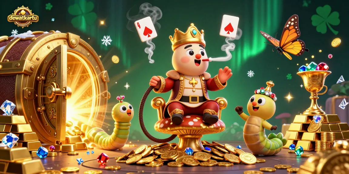 Memenangkan jackpot di dewatakartu dengan ilustrasi kasino 3D yang menakjubkan.