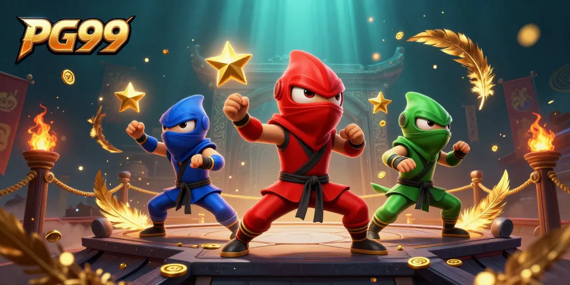 PG99 promotes thrilling gameplay featuring enticing casino elements with ninja chameleons.