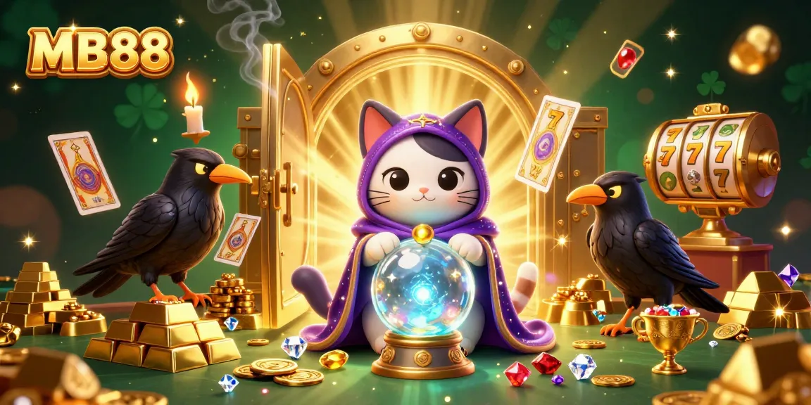 Spin the reels with MB88's vibrant casino magic featuring mystic elements and treasure.