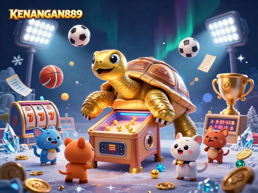 Engage with KENANGAN889's thrilling gaming experience featuring dynamic sports elements and colorful characters.