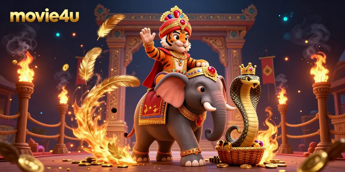 Engage with the thrilling world of movie4u while experiencing a vibrant 3D casino atmosphere filled with excitement.