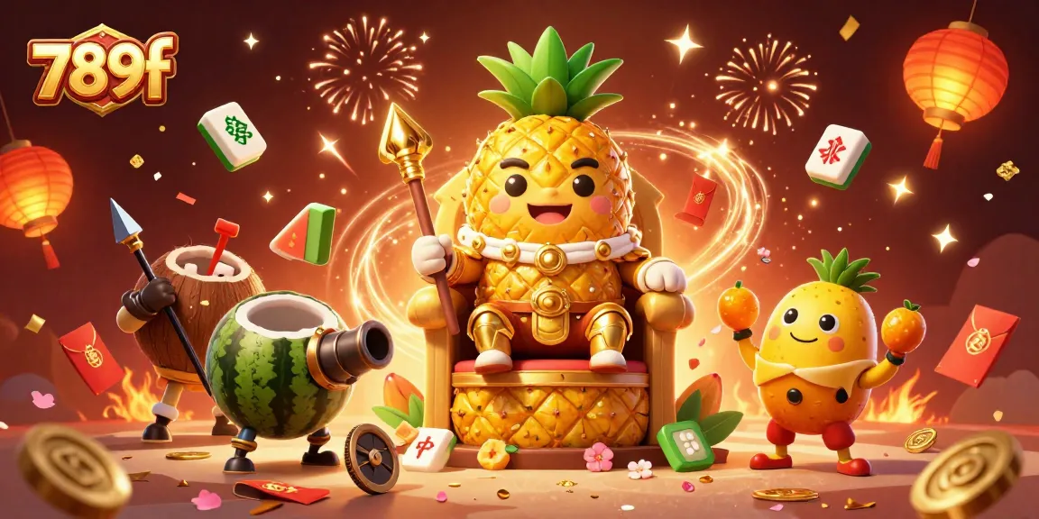 Experience exciting gaming at 789f with a vibrant casino scene featuring characters and joyful elements.