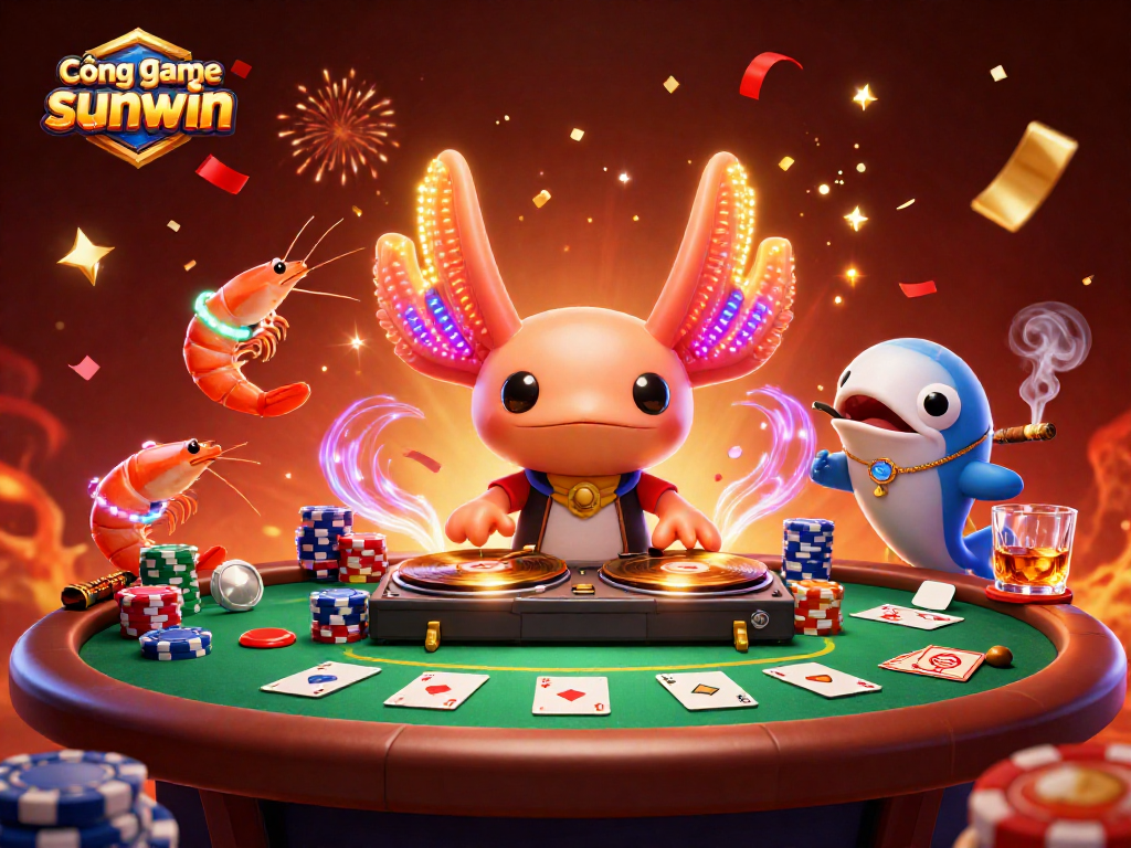 Cổng game sunwin mang đến trải nghiệm sát phạt poker sống động với các nhân vật hoạt hình 3D đầy màu sắc.
