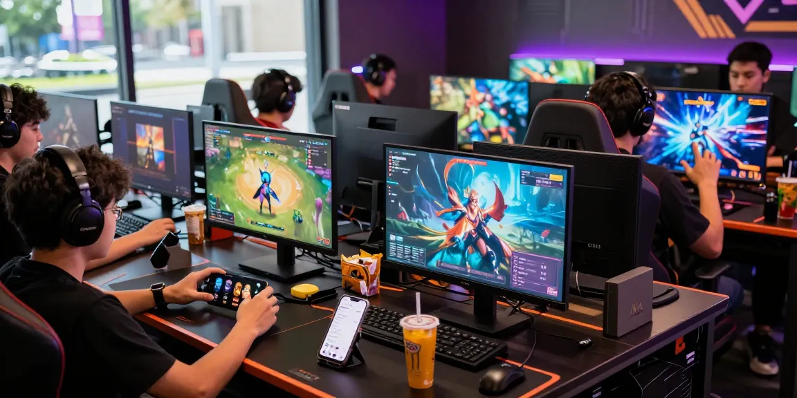 Exciting online gaming scene at Mahajitu with players engaged in vibrant games and community chat