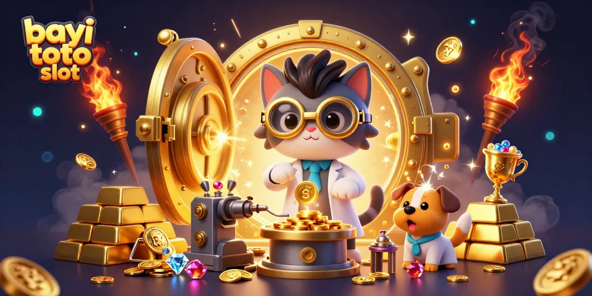 Engage with exciting games at bayi toto slot, featuring dynamic scenes of gold and treasures.