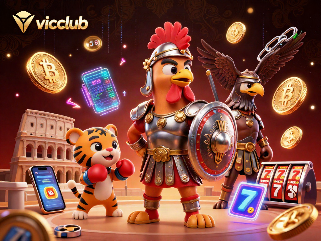 Experience the exhilarating vicclub casino atmosphere with vibrant characters and dynamic elements