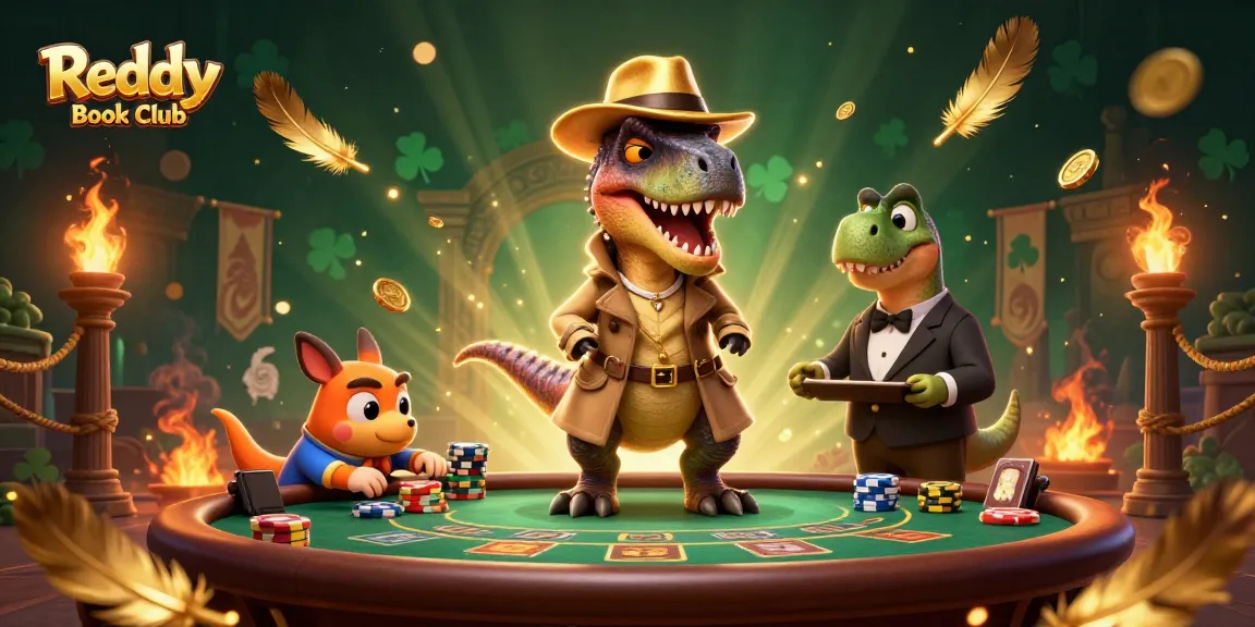 Reddy Book Club brings exciting blackjack action with a velociraptor card counter, stegosaurus pit boss, and compy pickpocket.