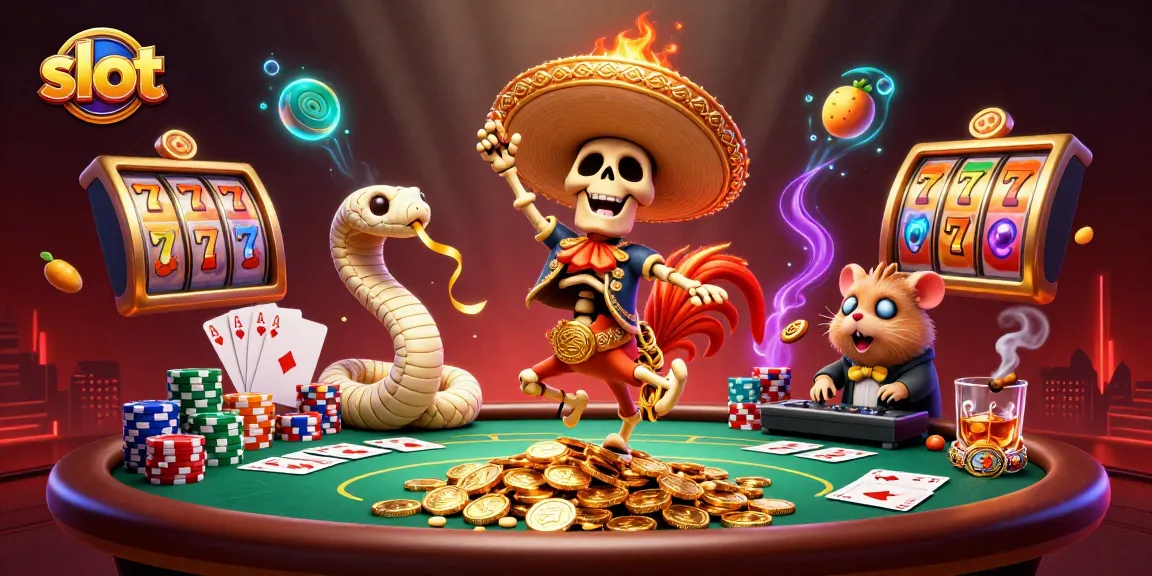 Slot yang menarik dengan skeleton mariachi, ular mummy, dan hamster DJ di kasino