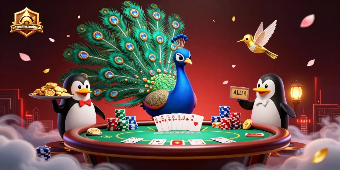 Experience the thrill with nhandinhkeonhacai showcasing poker action and vibrant casino elements.