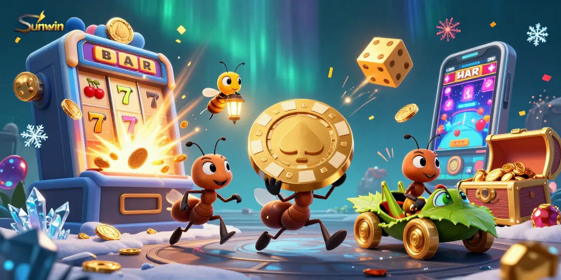 Engage with Sunwin's exciting casino adventures featuring ants and an epic heist.