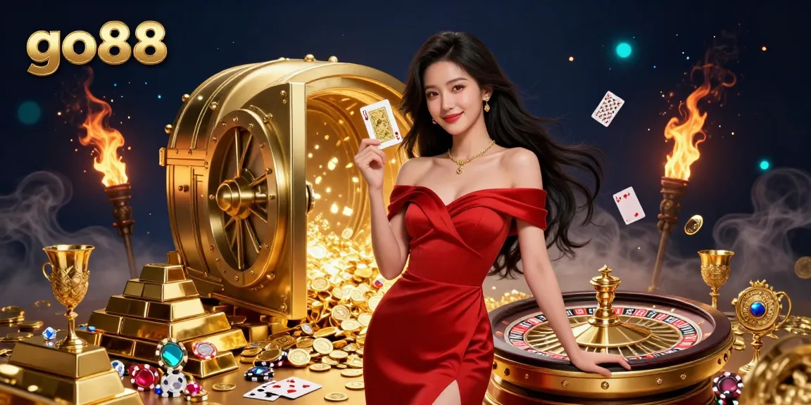 Experience the thrill of go88 casino games featuring stunning graphics and golden elements.