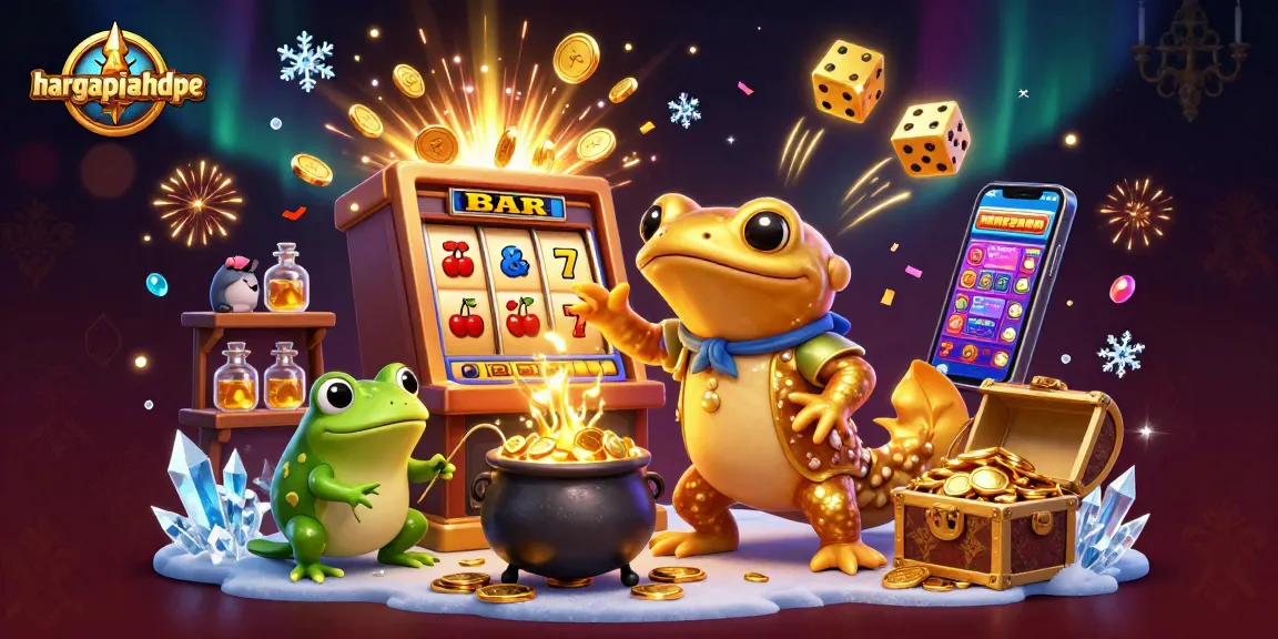 Watch hargapipahdpe transform base metals into gold coins in a vibrant casino scene