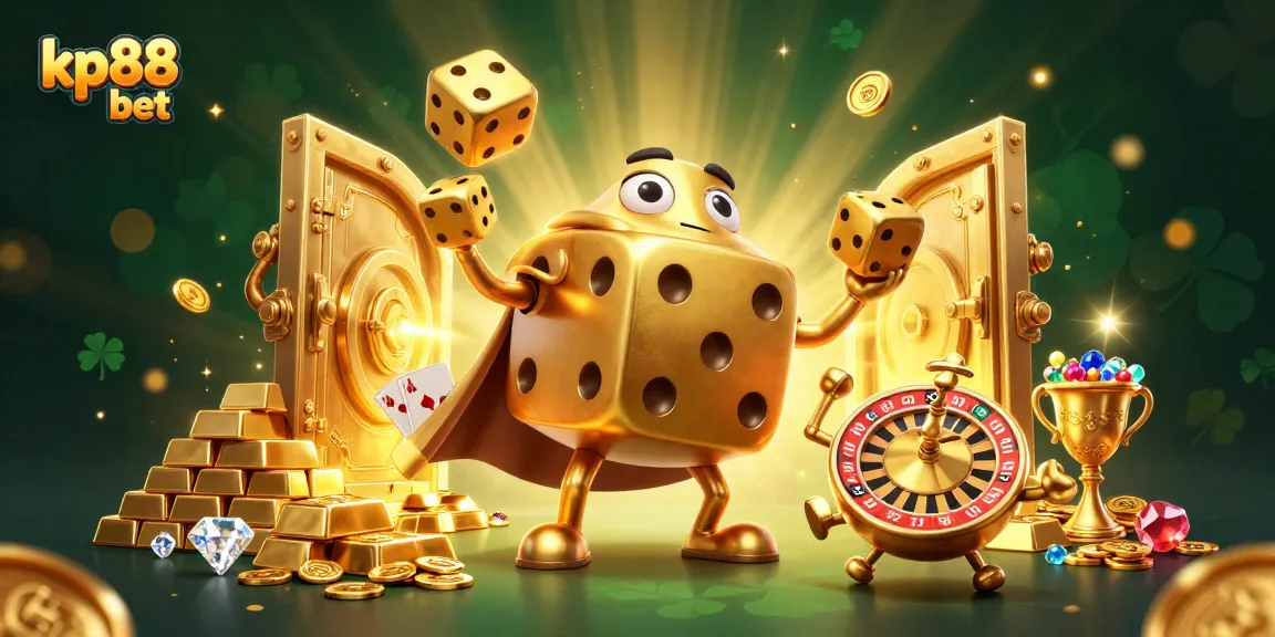 Experience thrilling gameplay at kp88 bet with vibrant 3D characters and golden treasures.